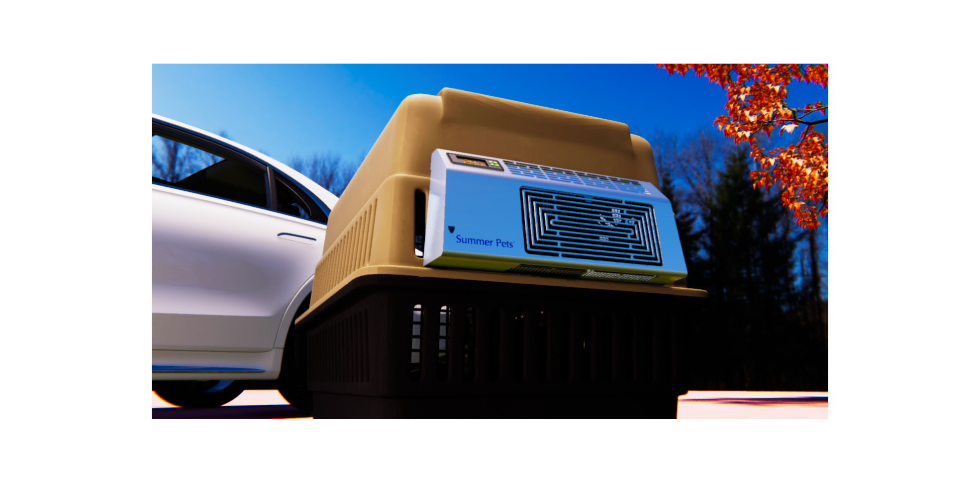 Transportin con modulo de enfriamiento SummerPets de Clima Pets
